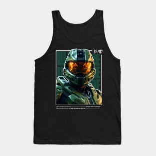 Halo game quotes - Master chief - Spartan 117 - Realistic #1 Tank Top